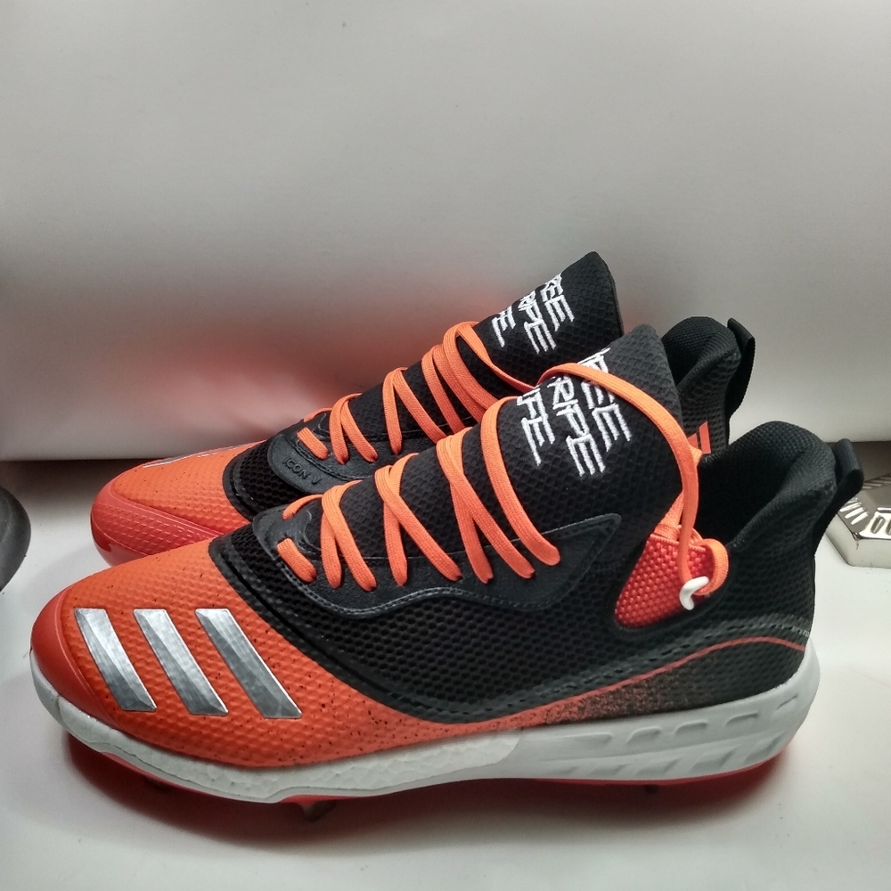 Adidas Icon V Boost Baseball Metal Cleats sz 13.5 - Picture 4 of 11